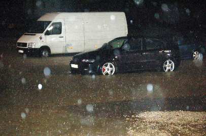 Inundacions. Foto de Vinaros News